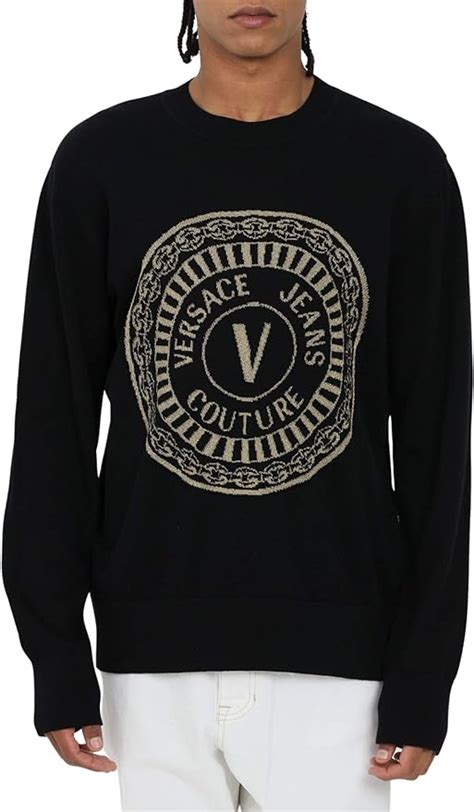 maglia alluminio versace|Maglieria Uomo Jeans Couture .